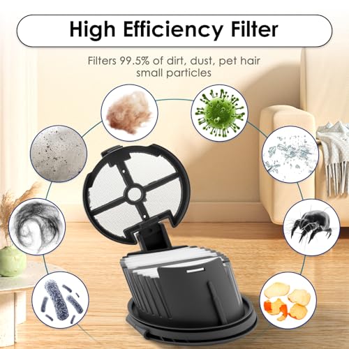 Dreame H14 Pro Replacement Roller Brushes & HEPA Filters - 4 Pack