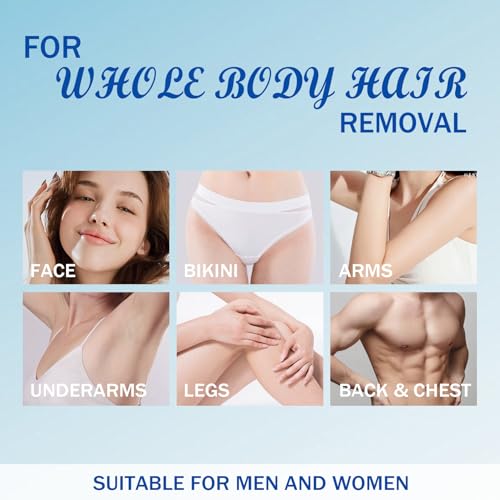 JunKuJK Hard Wax Beads for Hair Removal, 12-Pack with Applicator Sticks