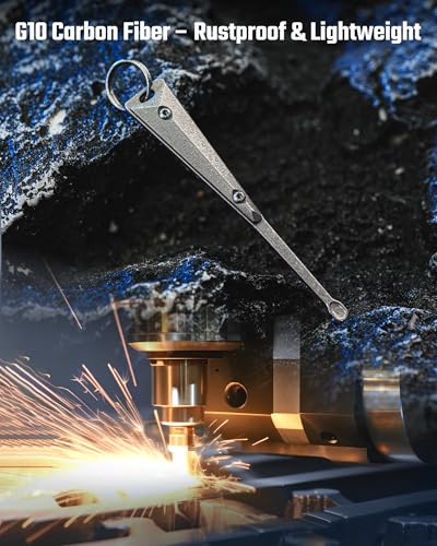 MecArmy EI2 Titanium G10 Earwax Removal Keychain EDC Ear Pick