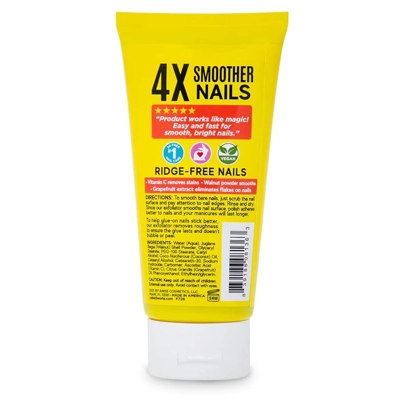 Nail-Aid 3-in-1 Nail Exfoliator with Vitamin C & Pink Grapefruit