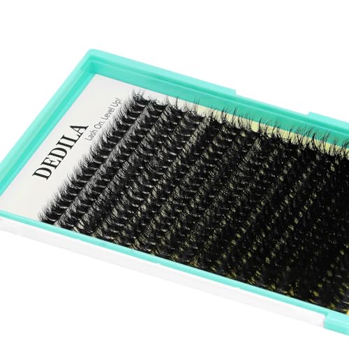Dedila 60D Wispy Individual Cluster Lashes - 320 Pcs Mixed 10-18mm Set