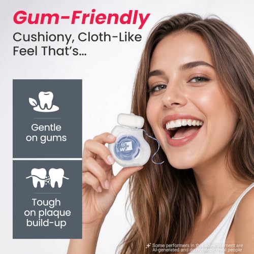 Edel+White Gentle Gum Care Minty Cinnamon Dental Floss - 131ft