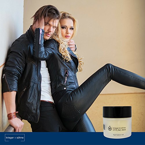 K+S Premium Men’s Hair Styling Wax - Strong Hold, Moisturizing, Flake-Free, Natural Shine
