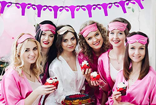 Metallic Pink Uterus Banner for Girl Power Celebrations