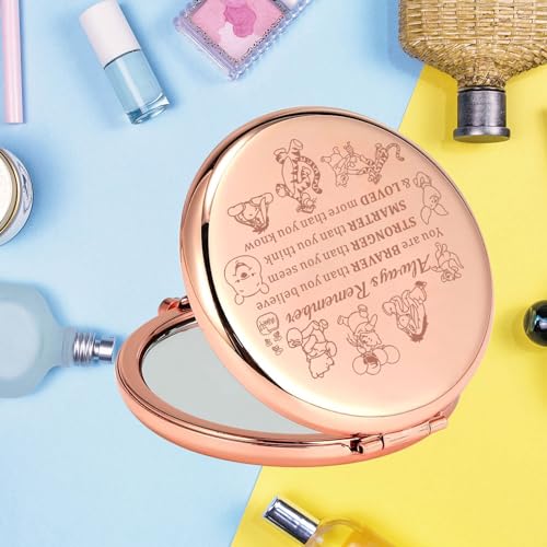 KEYCHIN Bear-RG Honey Bear Compact Pocket Mirror - Makeup Tool