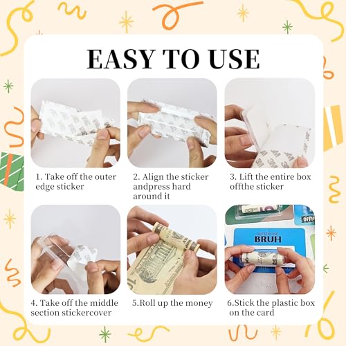 9-Pack Funny Cash Gift Cards - Creative Money Holder for Gifting