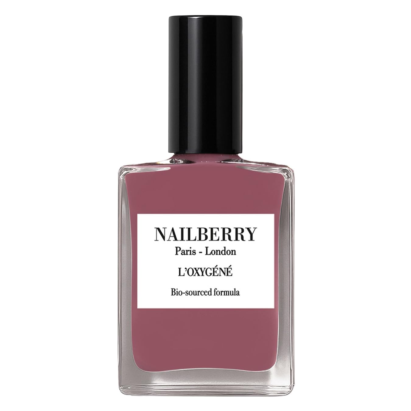 Oxygenated Nail Lacquer - Rose Blossom Pastel Pink | 12-Free Vegan Nail Polish | UV Protected Long-Wear | 15 ml