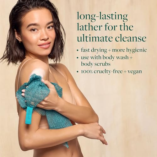 EcoTools Exfoliating Bath Net Blue 1 Pack - African Style Body Scrubber