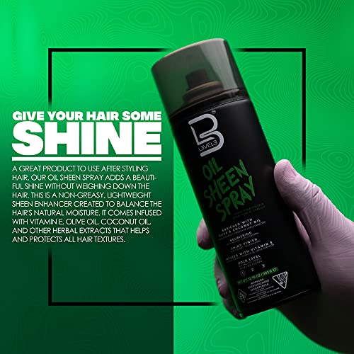 L3 Level 3 Oil Sheen Spray - Lightweight Shine with Vitamin E & Oils