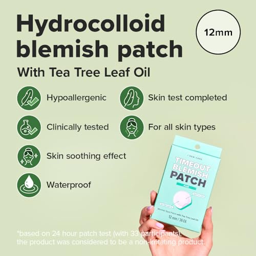 I DEW CARE Timeout Blemish Plus Hydrocolloid Acne Patches, 36 Count