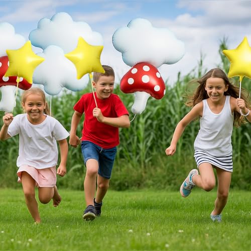 Video Game Theme Balloons Kit - 12 Pcs Foil Balloons Set