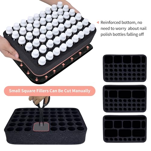 Essential Oils Case for 54 Bottles - Durable Travel Organizer