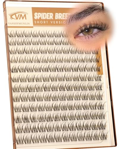 Short Spider Breeze Lash Clusters - Natural Wispy 8-12mm Eyelash Extensions
