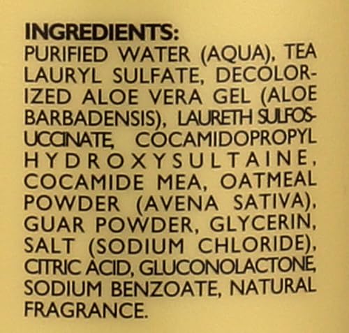 ShiKai Daily Moisturizing Shower Gel - Vanilla, 12oz | Hydrating Aloe Vera & Oatmeal Body Wash for Dry Skin