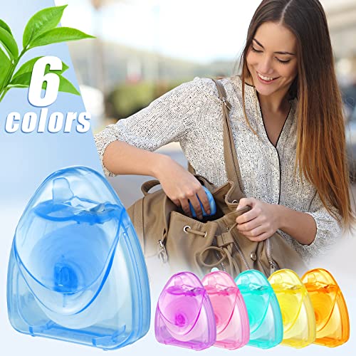 Patelai 24 Boxes Dental Floss Bulk Pack - 54 Yards Mint Waxed Mini Travel Size Picks for Adults