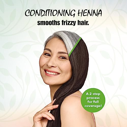 Light Mountain Natural Henna Hair Color & Conditioner - Medium Brown, 7 Oz