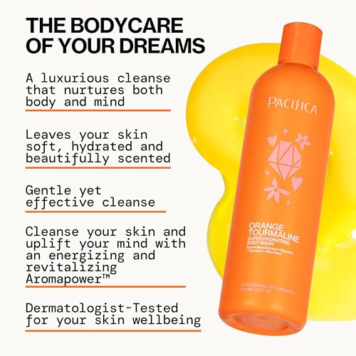 Pacifica Orange Tourmaline Hydrating Body Wash - Vegan & Clean