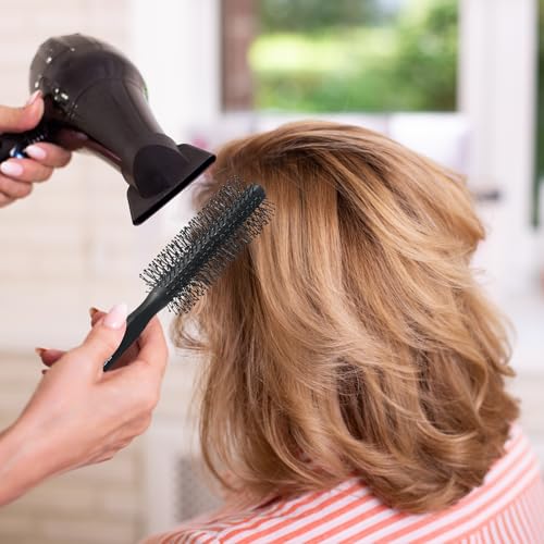 BESTOOL Small Round Hair Brush for Short Hair & Beard Styling, Blow Dry & Smoothing