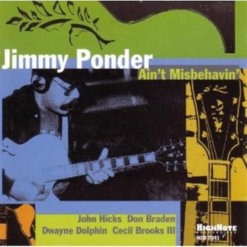 Ain't Misbehavin' by Jimmy Ponder - Jazz Audio CD