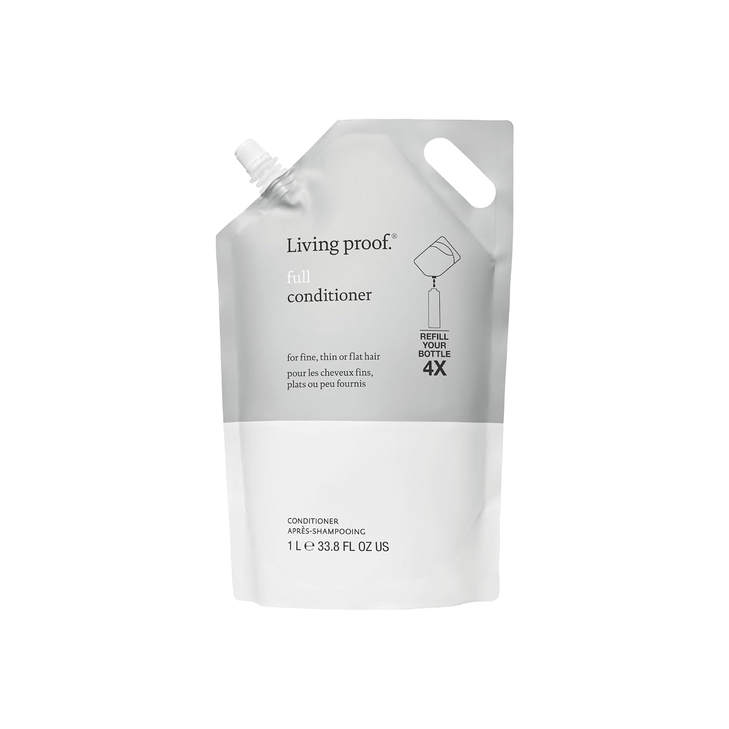 Living Proof Full Conditioner - Volumizing & Moisturizing Formula for Color-Treated Hair | Silicone-Free, Adds Shine & Softness