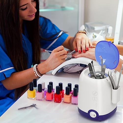 High Temperature Nail Tool Cleaner Machine with Glass Beads for Salon Tools