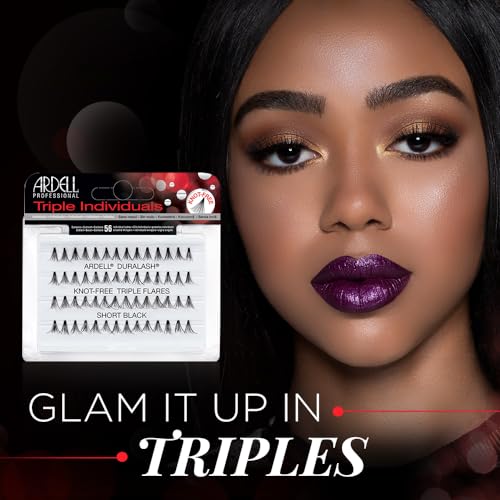 Ardell Short Knot-Free Individual Lashes - Voluminous Black Faux Fibers