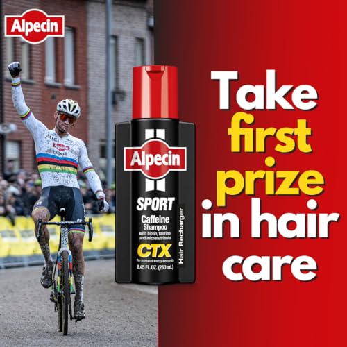 Alpecin CTX Sport Caffeine Shampoo 8.4 Fl Oz - Promotes Hair Growth & Thickness