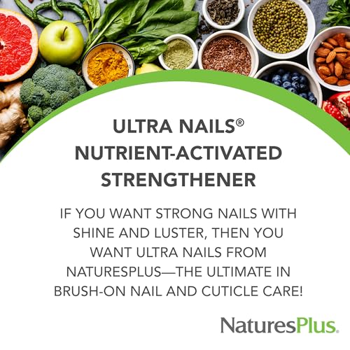NaturesPlus Ultra Nails Strengthener - 0.25 fl oz - Vegan & Formaldehyde Free