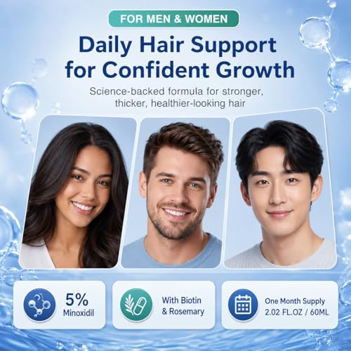 Rylx Minoxidil Hair Growth Serum for Men & Women - Extra Strength 60ML