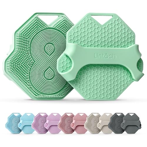 Mint Silicone Body Scrubber - Exfoliating Shower Loofah Alternative
