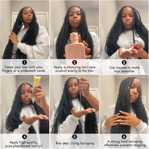Human Crochet Hair for Black Women 16 Inch Burmese Curly Bundles Human Hair Pre-separated 40 Strands 50g Invisible Miracle Knots Feather Crochet Human Hair Extensions Natural Black 1B#