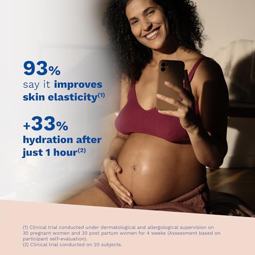 Mustela Maternity Stretch Marks Set - Natural Pregnancy Skincare - Contains Stretch Marks Cream & Belly Oil - EWG Verified & Fragrance-Free - 2 Items Set