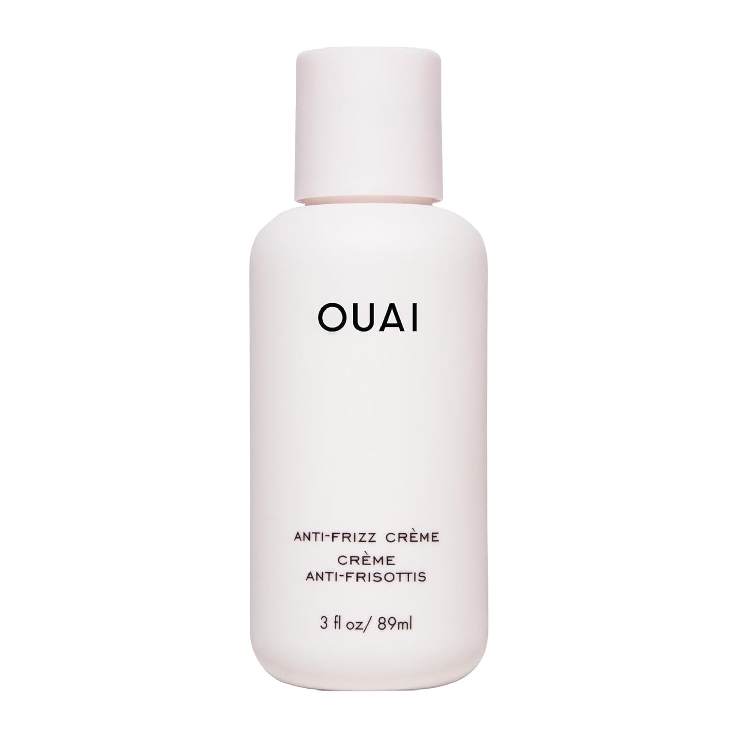 OUAI Anti-Frizz Cream - Moisturizing Hair Cream for Frizz Control & Heat Protection | Travel Size (3 oz)
