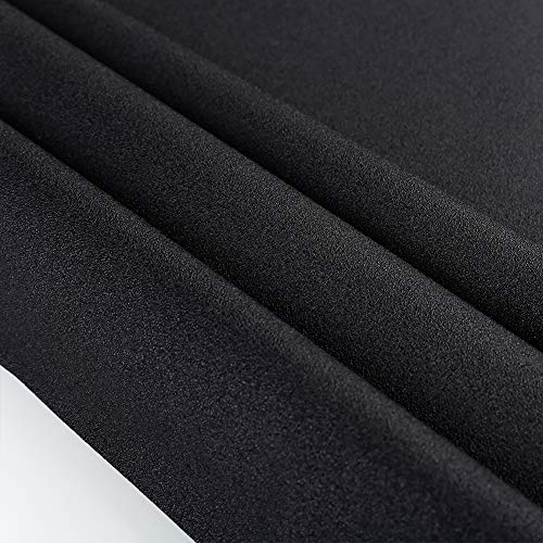 WochiTV Total Blackout Window Film - 100% Light Blocking Privacy Tint (17.5 in x 6.56 Ft)