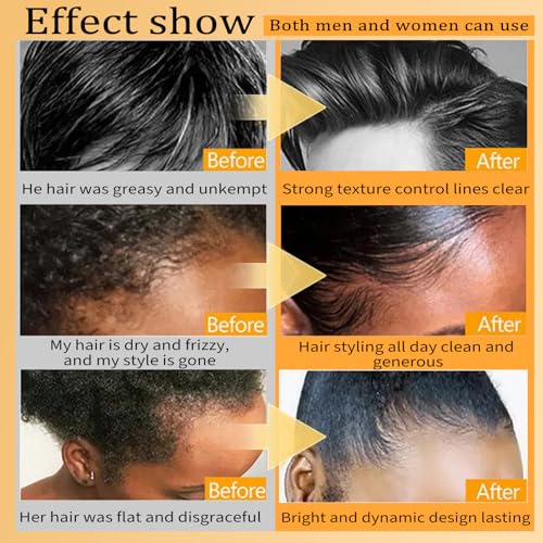 Joyeee Extreme Hold Braiding Gel 8oz - Yellow, Strong Style Control for Braids & Locs