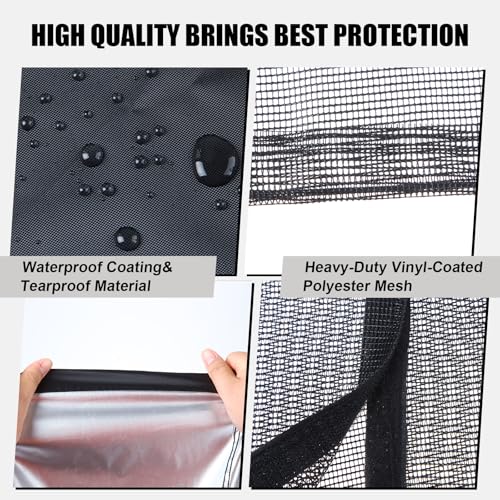 All-Season Air Conditioner Covers - 2-Pack Waterproof & Mesh