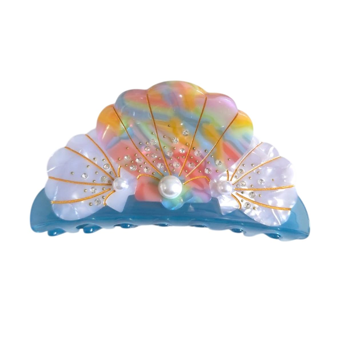 Starfish Hair Clip - Acetate Claw Clip for Women | Stylish Shell Design