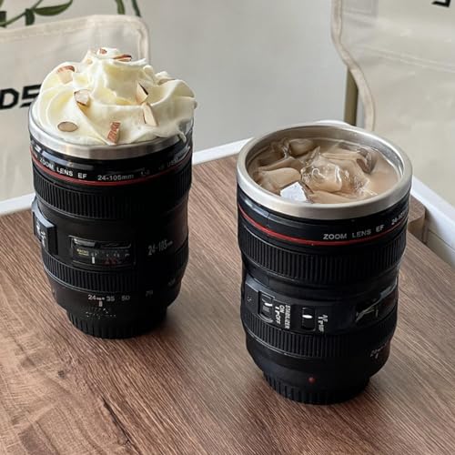 Canon Lens Coffee Mug - Stainless Steel Insulated Tumbler