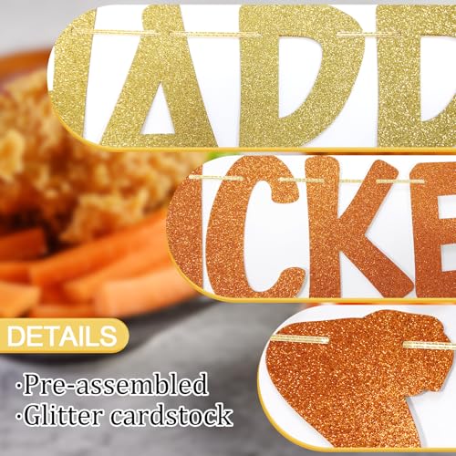 Chicken Wing Day Banner for BBQs & Parties - Pre-Strung Decor