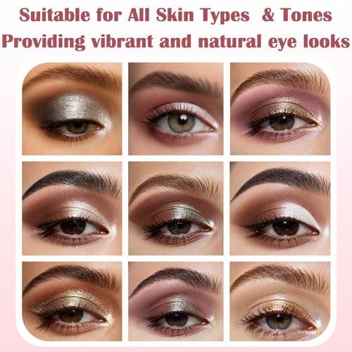 UCANBE 8-Color Matte & Sparkling Shimmer Eyeshadow Palette – Metallic + Matte Variation
