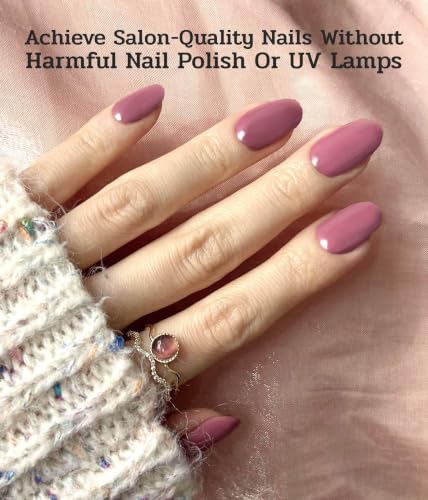 Ruyeefam Nail Polish Strips No UV Lamp Needed - Long Lasting Gel Nail Art