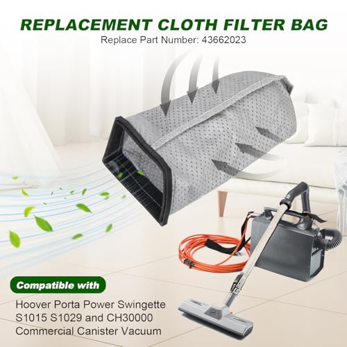3-Pack Hoover Porta Power Vacuum Filter Bags - CH3000 Replacement