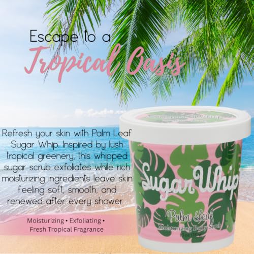 Primal Elements Sugar Whip Exfoliating Scrub - Palm Leaf Scent, 10 oz