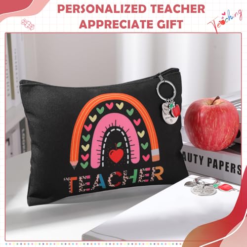 Yinkin 16-Piece Teacher Appreciation Gift Set with Canvas Bags & Keychains