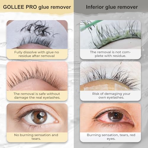 Professional Eyelash Extension Remover Gel - Fast Dissolving, Gentle Formula for Lash Artists