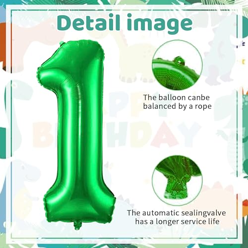 Dinosaur Birthday Party Balloon Kit - 1st Birthday Decorations