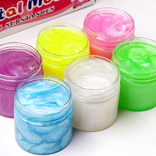 TUZAZO 6 oz Clear Plastic Jars with Lids - 12 Pack, BPA-Free
