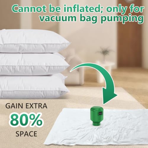 GGH Portable Electric Vacuum Pump for Storage Bags - Green