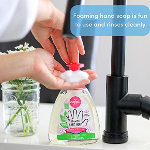 Dapple Foaming Hand Soap for Kids, Lavender, 13 Fl Oz (Pack of 2)