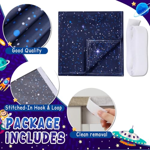 Tiamon 6 FT Galaxy Night Sky Table Skirt for Classroom Decor